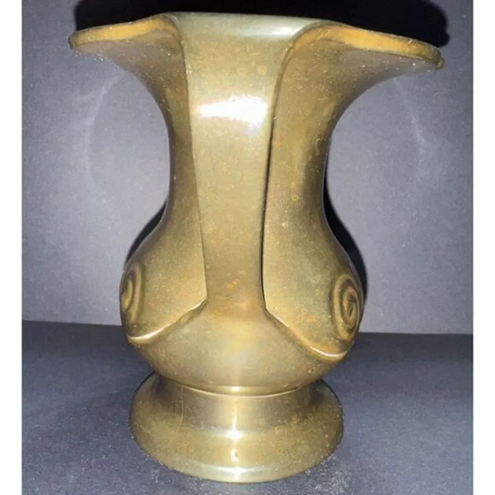Japanese Edo‎ Period Bronze Mimikuchi Flying Handles 4.5